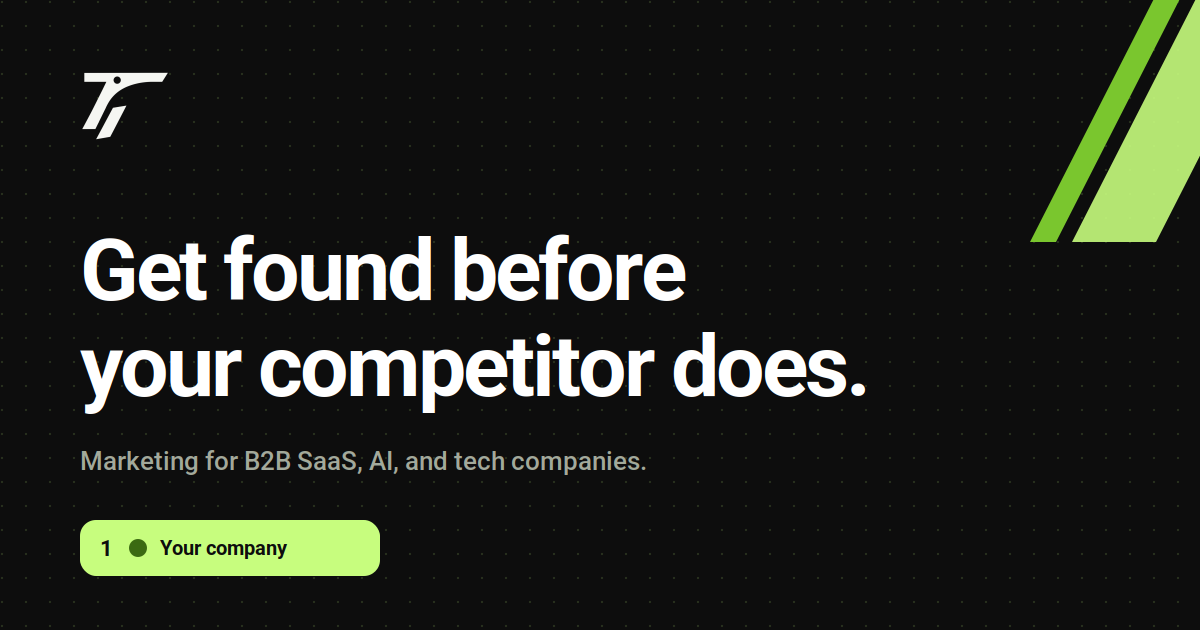 Get found before your competitor does